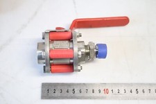 Occasion, comme neuve  : Vanne 3 pieces MECA-INOX -  PN100 PI15/PR20