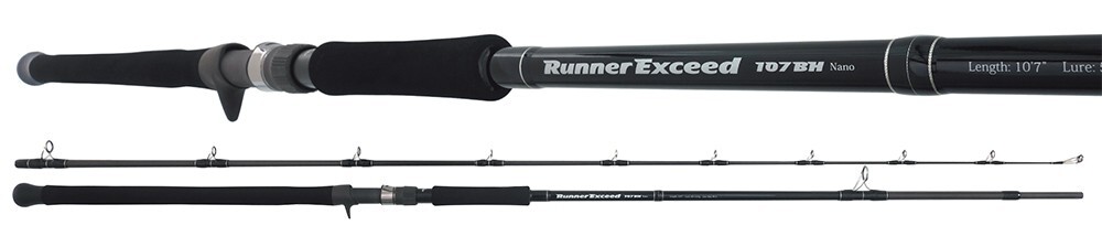 ★美品★ RippleFisher Runner Exceed 107BH Ripple Fisher Runner Exceed 107BH Nano Bait Model Fishing Rod **US