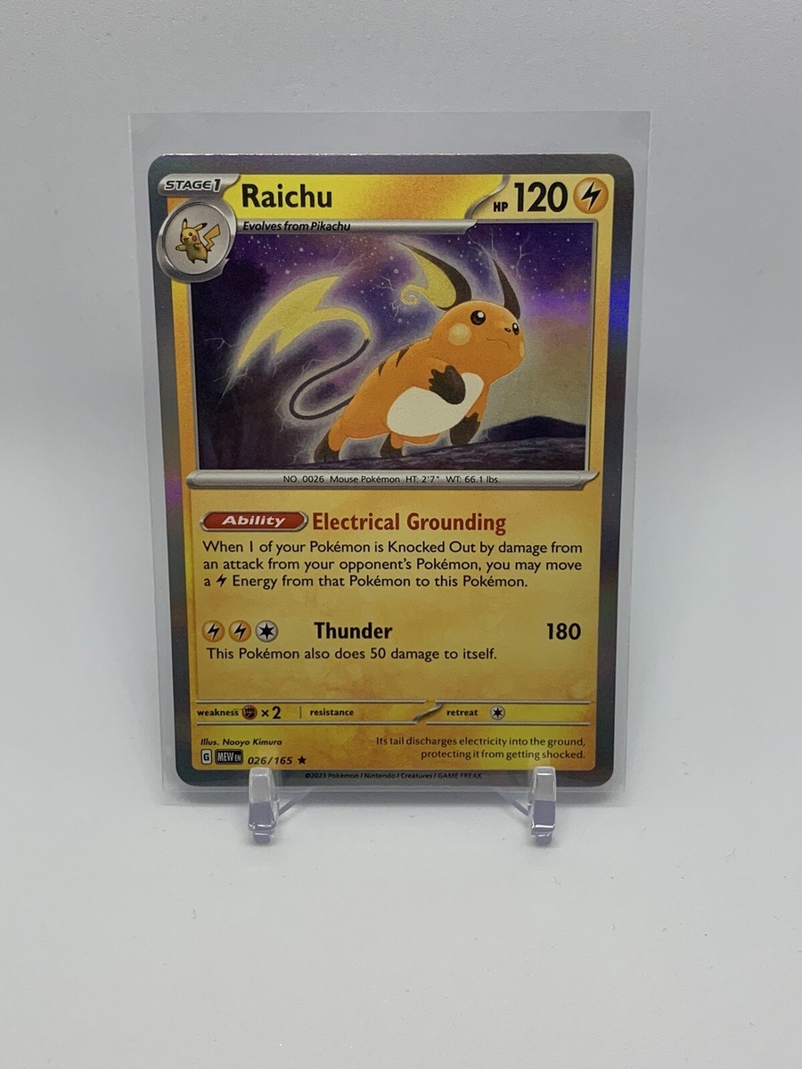 旧裏ポケカ　ライチュウ（Raichu Rare Holo ） ライチュウ 旧裏 マークあり ポケカ Pokemon Raichu - メルカリ
