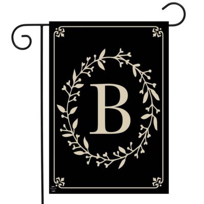 Briarwood Lane Classic Monogram Letter B Garden Flag Everyday 12.5'' x 18''