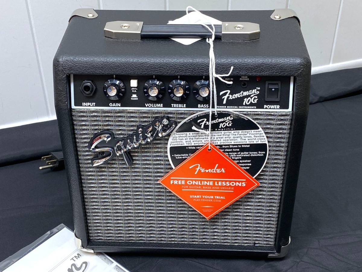ギター Fender Frontman 10G Fender Frontman 10G Electric Guitar Amplifier with Overdrive