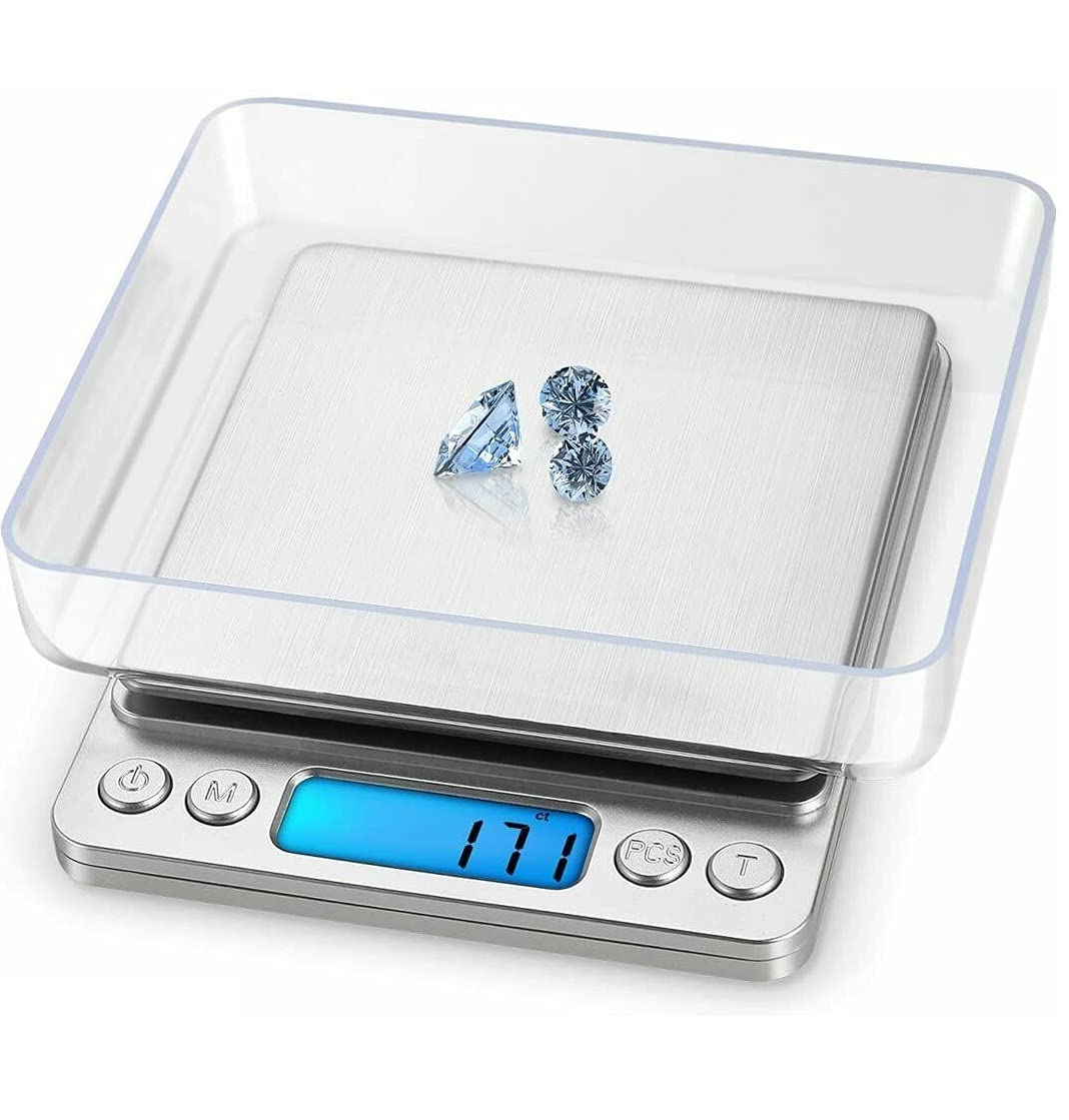 Digital Kitchen Scale 3000G X 0.1G Jewelry Gold Silver Coin Gram Pocket Size Her-image