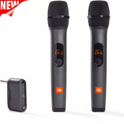For JBL Wireless Microphone Set Kabelloser Systemverbund Zwei Mikrofone Receiver