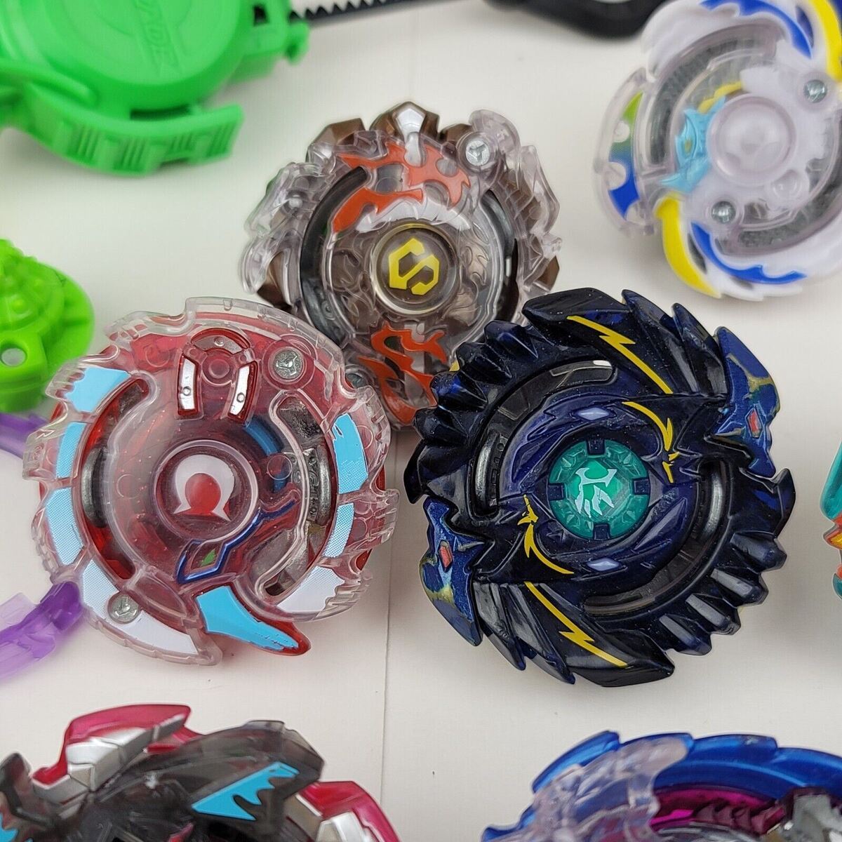 Vintage Beyblade Spinners Random Launcher and Ripcord 