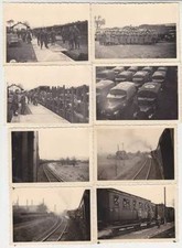 34686/8 Fotos Abfahrt von C&aacute;slav in B&ouml;hmen WKII 1940