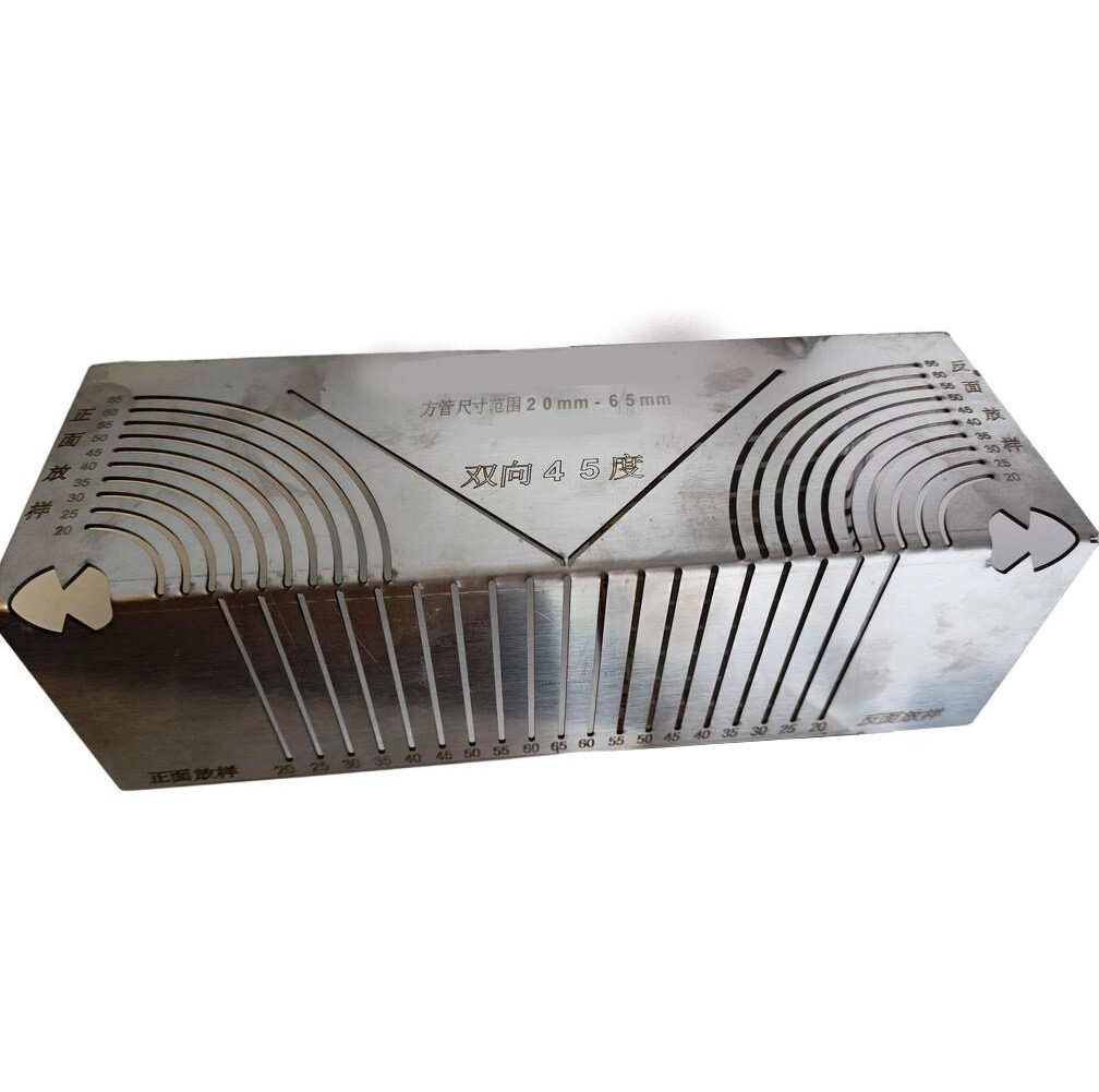 Multifunctional Ruler for Square Tube Rounded Corners and Right Angles