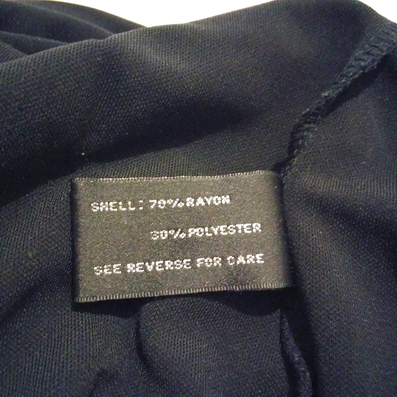 Essentials Black Sheer Single Button Cover Top Sh… - image 5