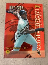 FRANK THOMAS, SAMMY SOSA, TOPPS CHROME, PROTECTANT, NEAR MINT,MATCH UP #ILM5