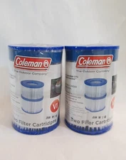LOT (2) Coleman Type VI Spa/Pool Filter Replacement Cartridges 2-Packs (4 Total)