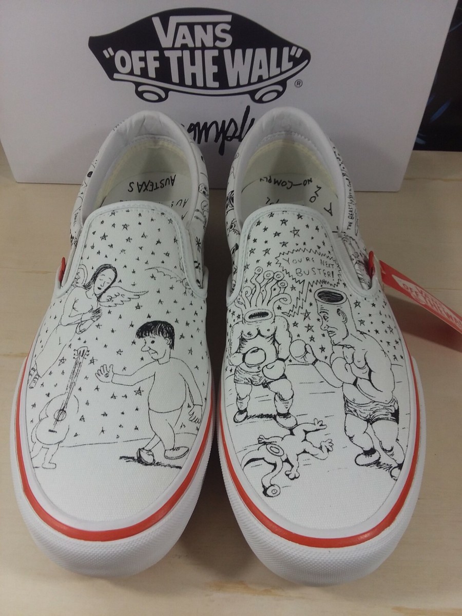 Vans Slip-on pro X No-comply X Daniel Johnston 13 ships FAST  display picture 2