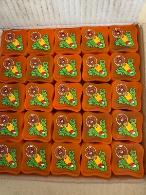 LOT OF 125 BRAND NEW Orange Ronald McDonald Magnifying Glass Eraser