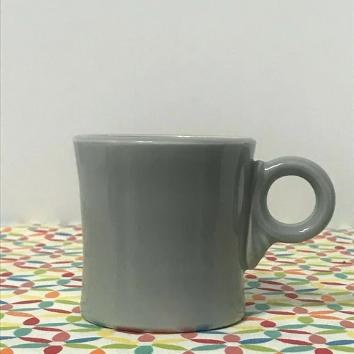 Vintage Fiestaware Gray Mug Fiesta 1950s Ring Handle Tom and Jerry