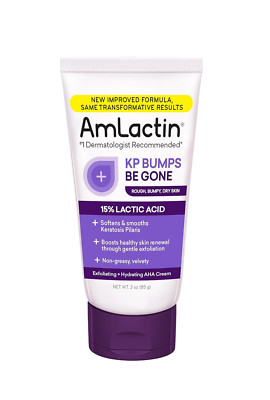 KP Bumps Be Gone - 3 Oz Keratosis Pilaris Moisturizing Cream with 15% Lactic Aci