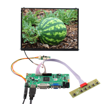 HD DVI VGA LCD Controller Board With 9.7inch LP097X01 1024x768 LCD Screen