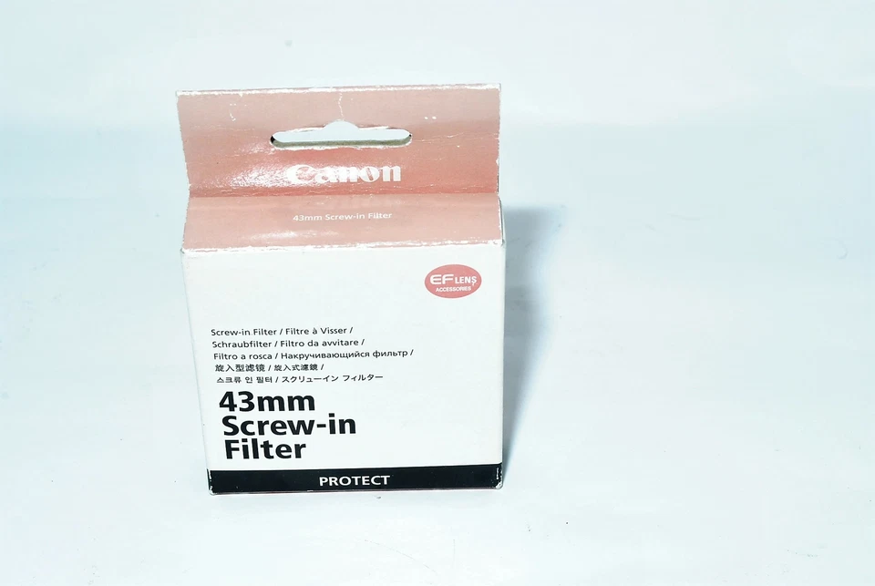 New Open Box Canon 43mm Screw-In Filter Clear Protect Boxed from Japan - Image 4 of 4