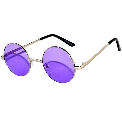 Sabre Round Diamond Stud Edges Sunglasses Dead Famous Purple  display picture 2
