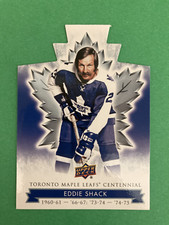 2017-18 UD Maple Leafs Centennial Die Cut Eddie Shack #3 Die-Cut