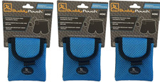 3x Mini Buddy Pouch Magnetic Waistband Blue And Black No Belt Required 