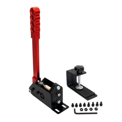 ODDOR USB Handbrake PC Game Handbrake (Red) + Clamp for Simagic MOZA Drifting