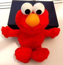 Tyco Singing Elmo Sings ABCs with Battery Tested Works Plush Elmo 1996 Vintage