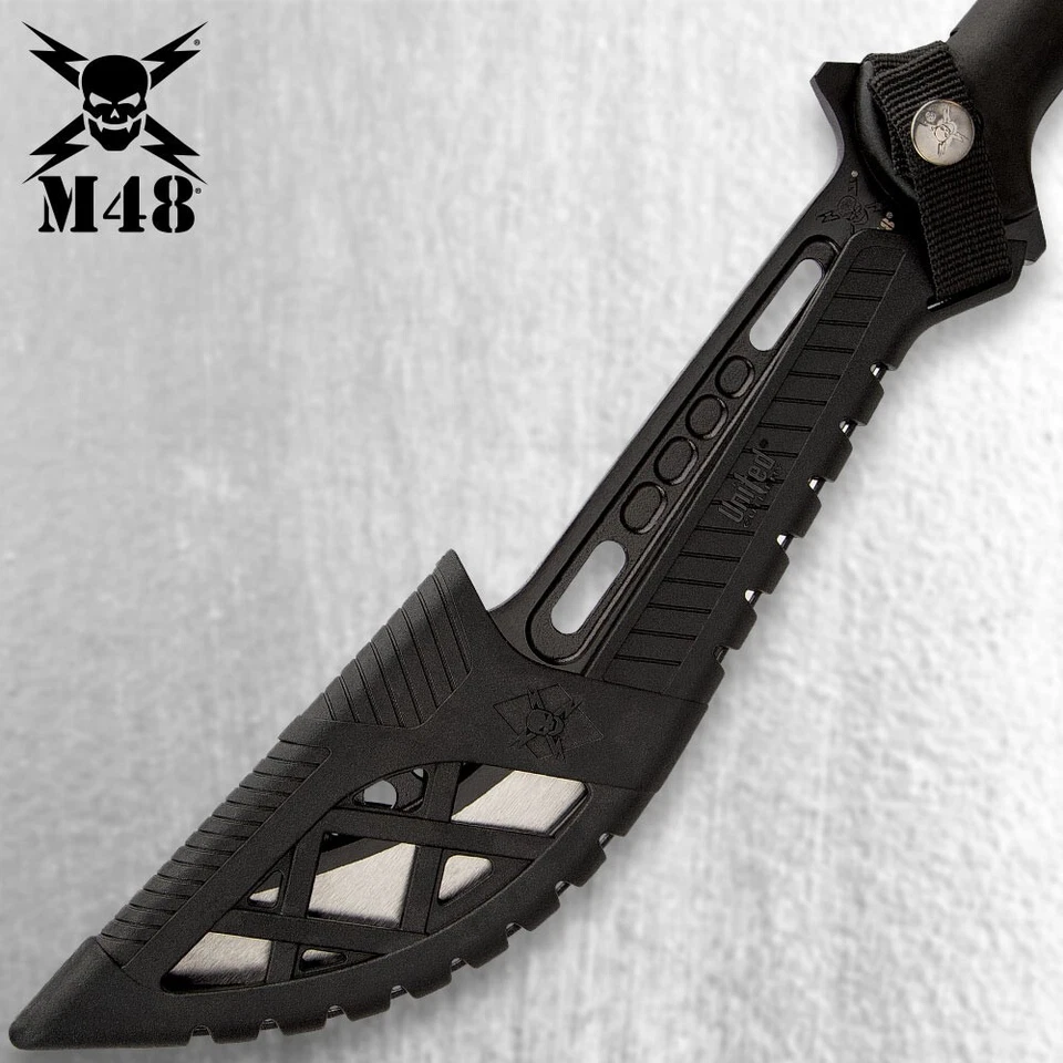 Braço polar M48 Naginata | Acabamento óxido preto | Lâmina de 10" | 57 1/2" comprimento total - Imagem 3 de 4