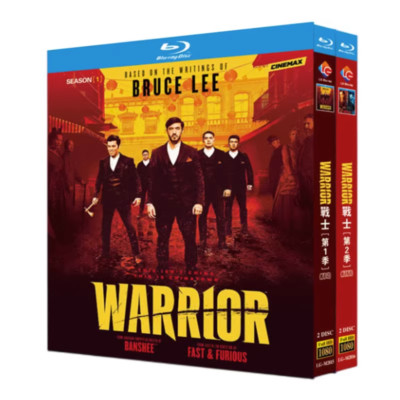 Warrior Season 1-2 (2020)-Brand New Boxed lan-ray HD TV series 4 Disc All Region