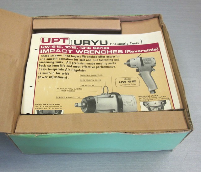 URYU UW61E pneumatic impact wrench 3/8" shank eBay