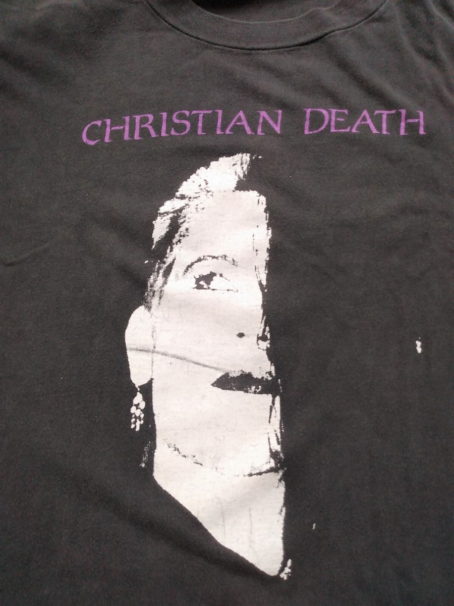 Vintage CHRISTIAN DEATH T-Shirt Concert Goth Punk 80s/90s Rozz