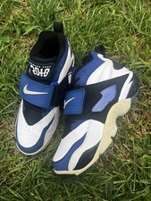 Nike Air‎ Max Diamond Turf Sneakers Mens Size 10.5 Blue White Lace Up 309434-104 Size 11 - Nike Air Diamond Turf White Black Royal Blue  main image 2