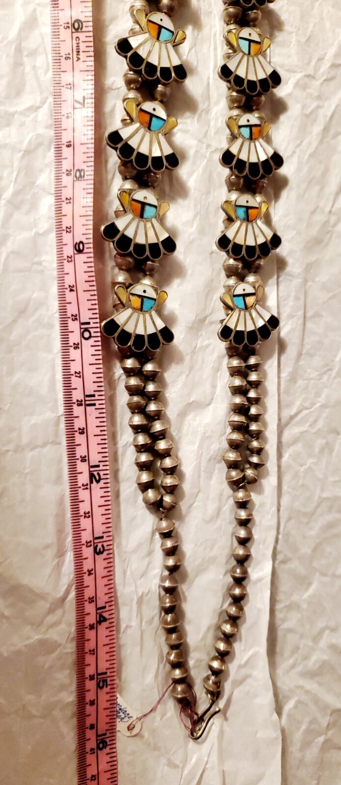 Sunface squash blossom zuni sterling silver indian je… Gem