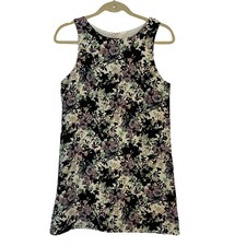 Floral Lined Dress by Sage Size Small made in USA EUC EQ133