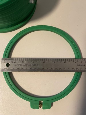 Tajima 18cm embroidery hoops New, Lot of 28 hoops
