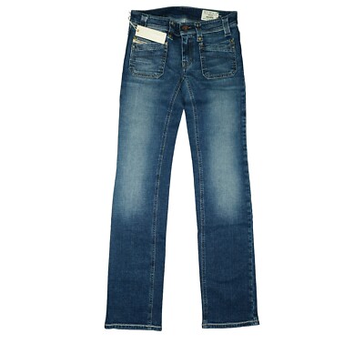 Diesel Keate Jeans Hose Straight Slim stretch low Rise Gr 34 XS