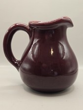 Vintage Haeger Burgundy Pitcher Vase