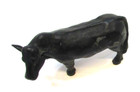 Vintage 1990's Terra by Battat Black Angus Bull Toy Farm Animal 3x5 Model Cow — photo 2