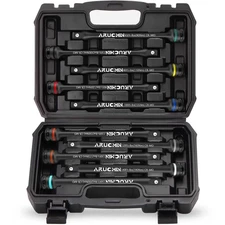 1/2" Drive Torque Limiting Extension Bar Set, 10-Piece Lug Nut Torque Stick S...