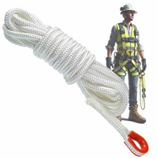 Corda di sicurezza in altezza per imbracature da arrampicata, corda da 15 metri