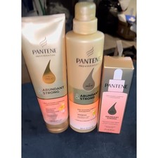 Pantene Pro-V Miracles Abundant  Strong Shampoo Conditioner Scalp Serum Set 3pc
