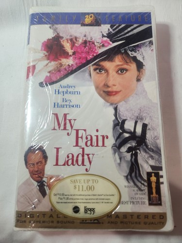 My Fair Lady 1964 VHS 1996 Release Clamshell Factory Sealed - Picture 1 of 2