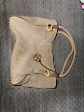 Michael Kors Women's Large Cloth Tote Bag Handbag Purse