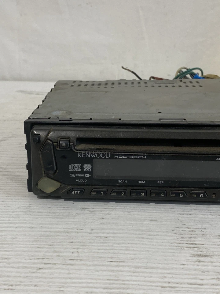 Kenwood KDC-3024 autoradio CD RDS 1-DIN 50Wx4 – non testato, per ricambi - Immagine 3 di 4