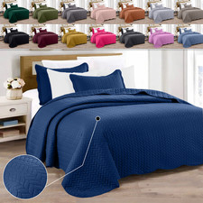 Quilted Bedspread Bedding Set with Pillow Shams King Queen All Season Bedspreads