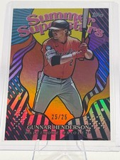 2025 Topps Summer Superstars Orange Color Match Gunnar Henderson /25