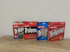 Vintage Berkley Trilene Fishing Line Lot XL XT 10lb 17lb Monofilament Spools NOS