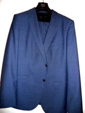 HUGO BOSS Quality Fabric by DRAGO Lanificio Italy Suit Size UK46R"EUR/IT 56R"W40