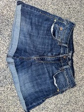 DENIZEN from Levi's Mid-Rise 5" Cuffed Jean Shorts Medium Blue Size 6/28