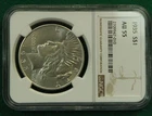 1935 AU U.S. Peace Silver Dollar NGC AU 55
