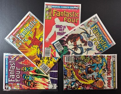 Fantastic Four Vol. 1 #232 - 236, Marvel Comics, 1981 **Lot of 5** Great Cond!