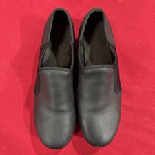 Black Slip On Tap/Dance Shoes Size 8.5