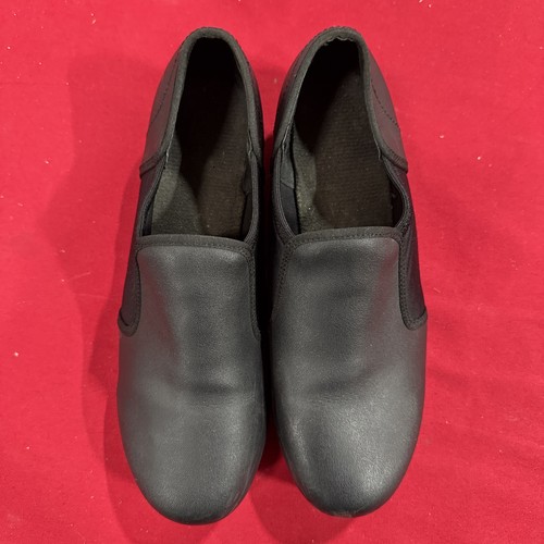 Black Slip On Tap/Dance Shoes Size 8.5